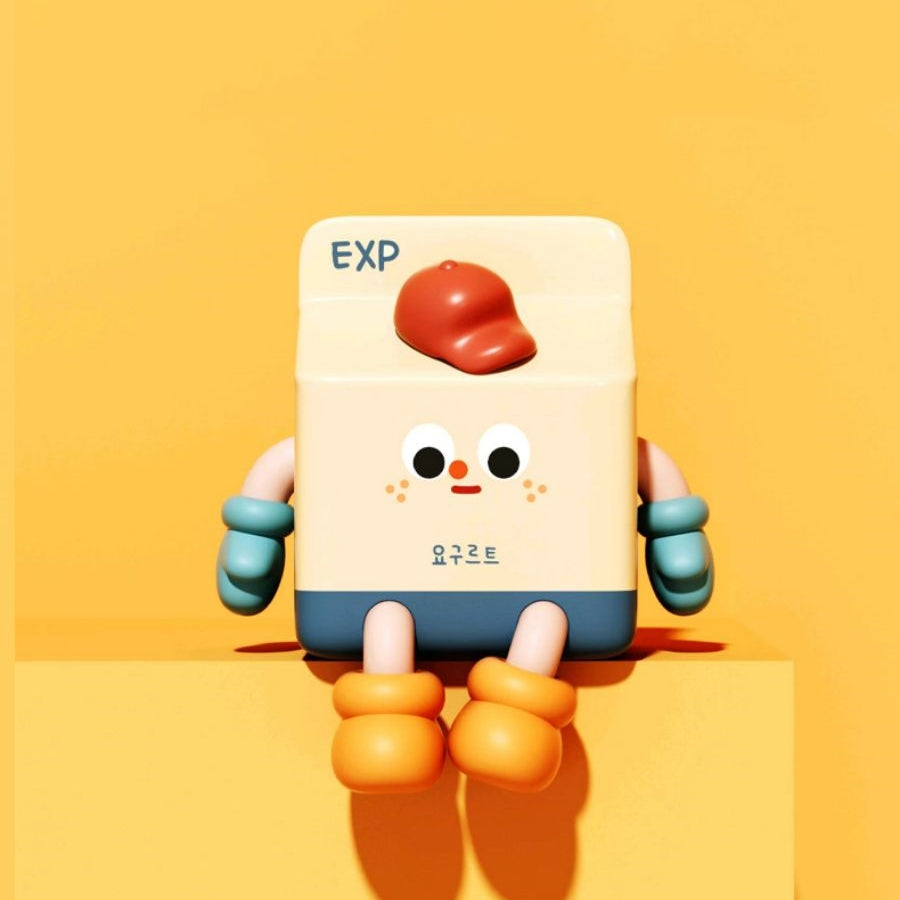 MilkGlow - LED nattlampa i mjölkpaketdesign, stämningsfull belysning för barnrum och sovrum