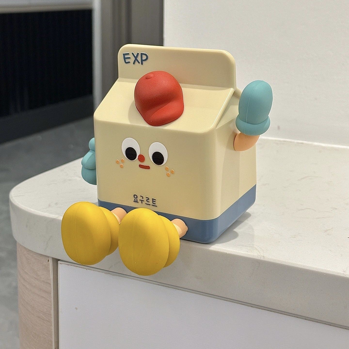 MilkGlow - LED nattlampa i mjölkpaketdesign, stämningsfull belysning för barnrum och sovrum