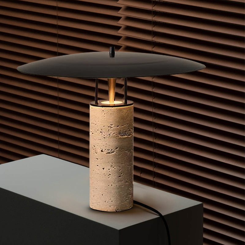 LuxeGlow - Marmorerad Skrivbordslampa med Tidlöst Design