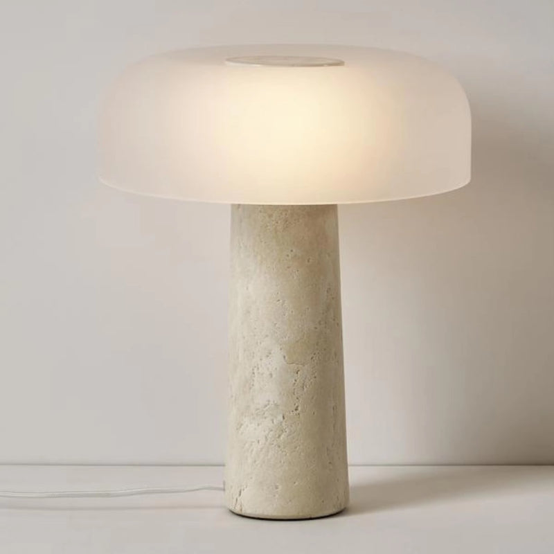 LuxeGlow - Marmorerad Skrivbordslampa med Tidlöst Design
