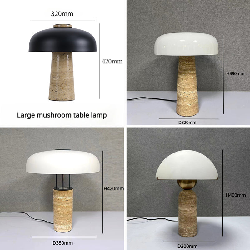 LuxeGlow - Marmorerad Skrivbordslampa med Tidlöst Design