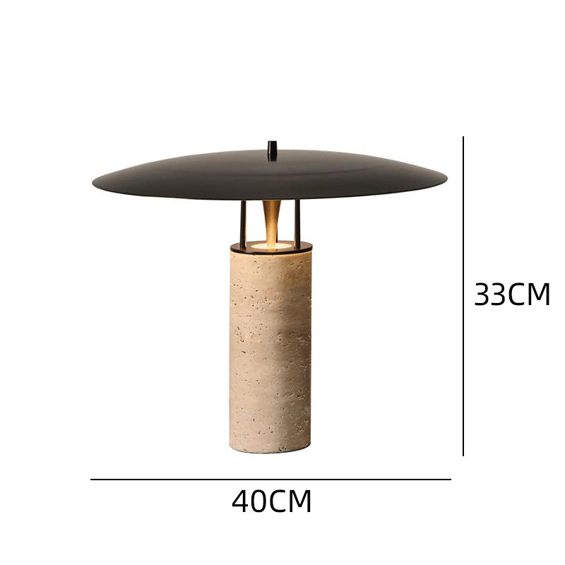 LuxeGlow - Marmorerad Skrivbordslampa med Tidlöst Design