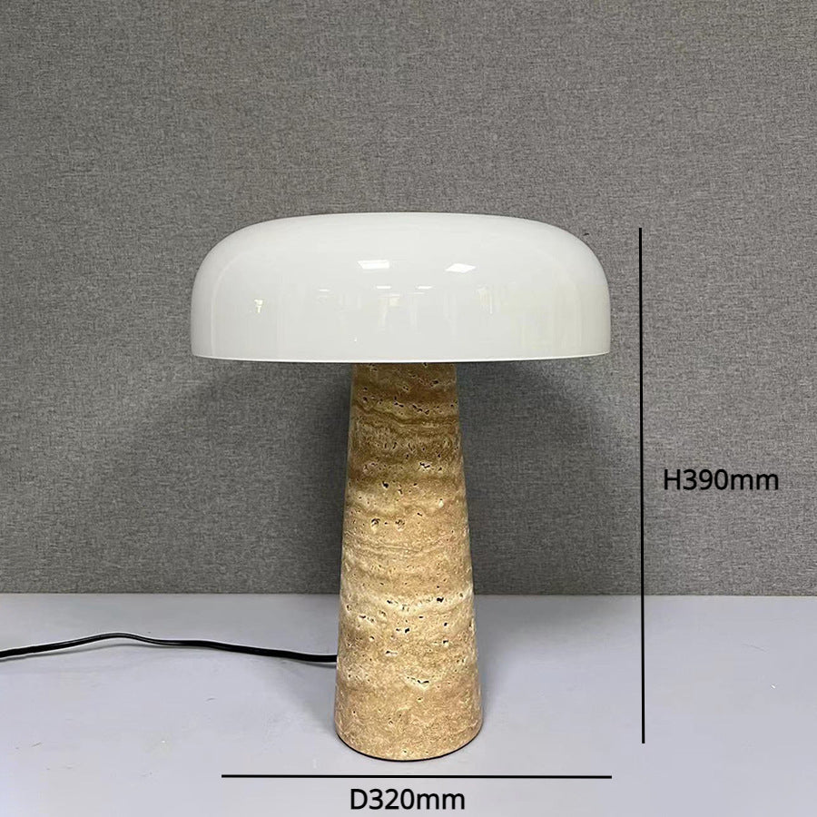 LuxeGlow - Marmorerad Skrivbordslampa med Tidlöst Design