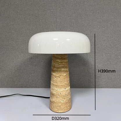 LuxeGlow - Marmorerad Skrivbordslampa med Tidlöst Design
