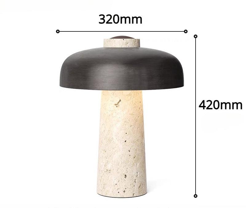 MarmorGlöd - Modern Marmor Skrivbordslampa | Elegant LED Bordslampa för Vardagsrum & Kontor