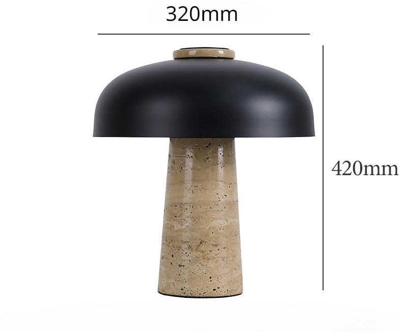 MarmorGlöd - Modern Marmor Skrivbordslampa | Elegant LED Bordslampa för Vardagsrum &amp; Kontor