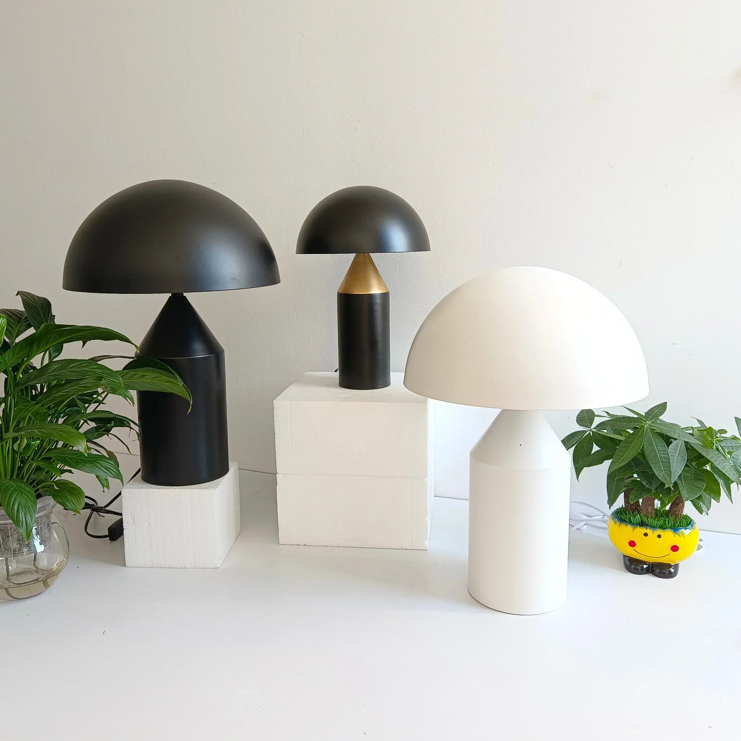 LumeShroom – LED Svamp Bordslampa med Skandinavisk Design