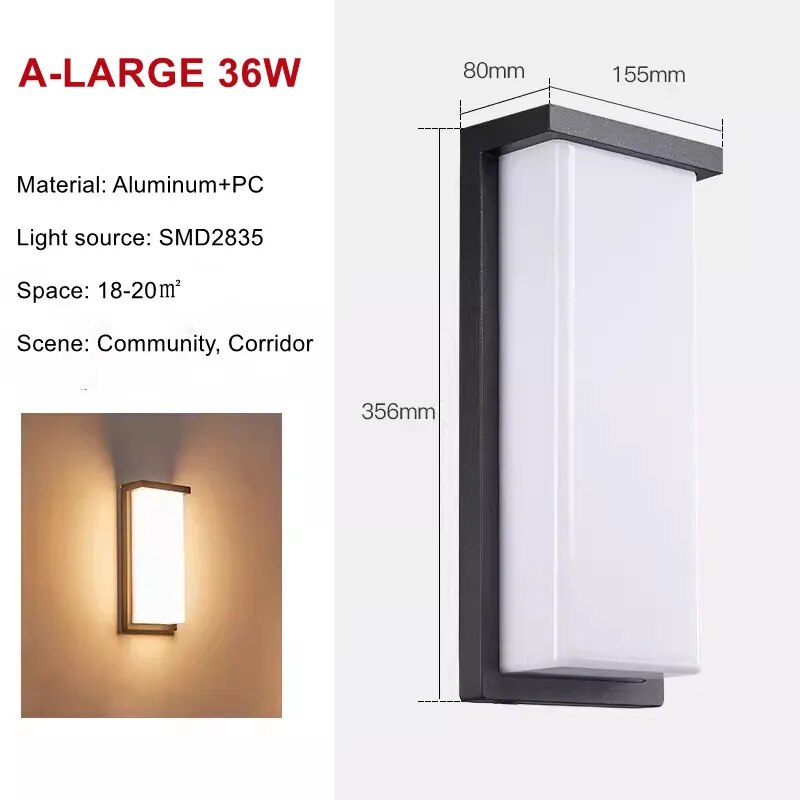 LuminAura - Modern LED Utomhusbelysning