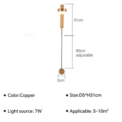 LichtStijl - LED Vägglampa med Minimalistisk Design