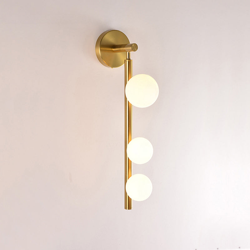GlowSphere - Modern LED Vägglampa med Klotdesign för Stilren Inomhusbelysning