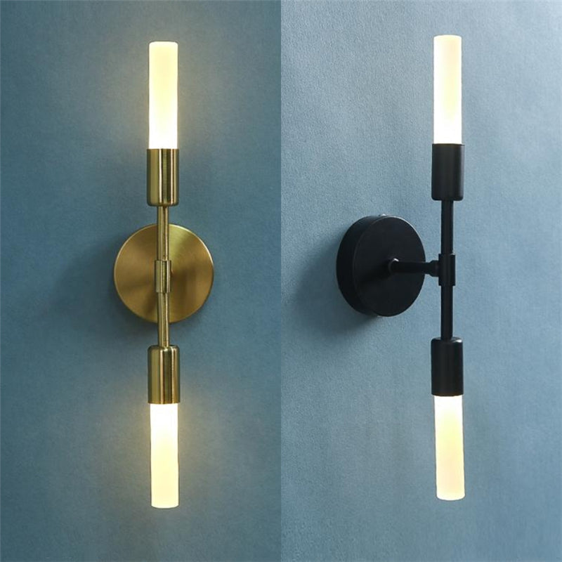 LumiBeam - Modern Minimalistisk LED Vägglampa med Dubbel Ljusstråle