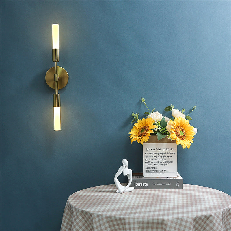 LumiBeam - Modern Minimalistisk LED Vägglampa med Dubbel Ljusstråle