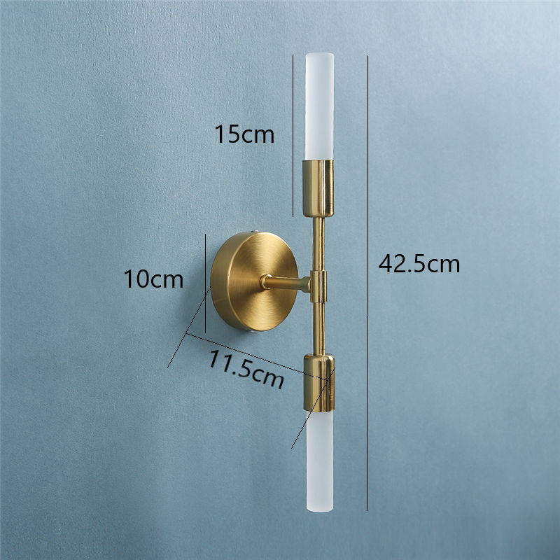 LumiBeam - Modern Minimalistisk LED Vägglampa med Dubbel Ljusstråle