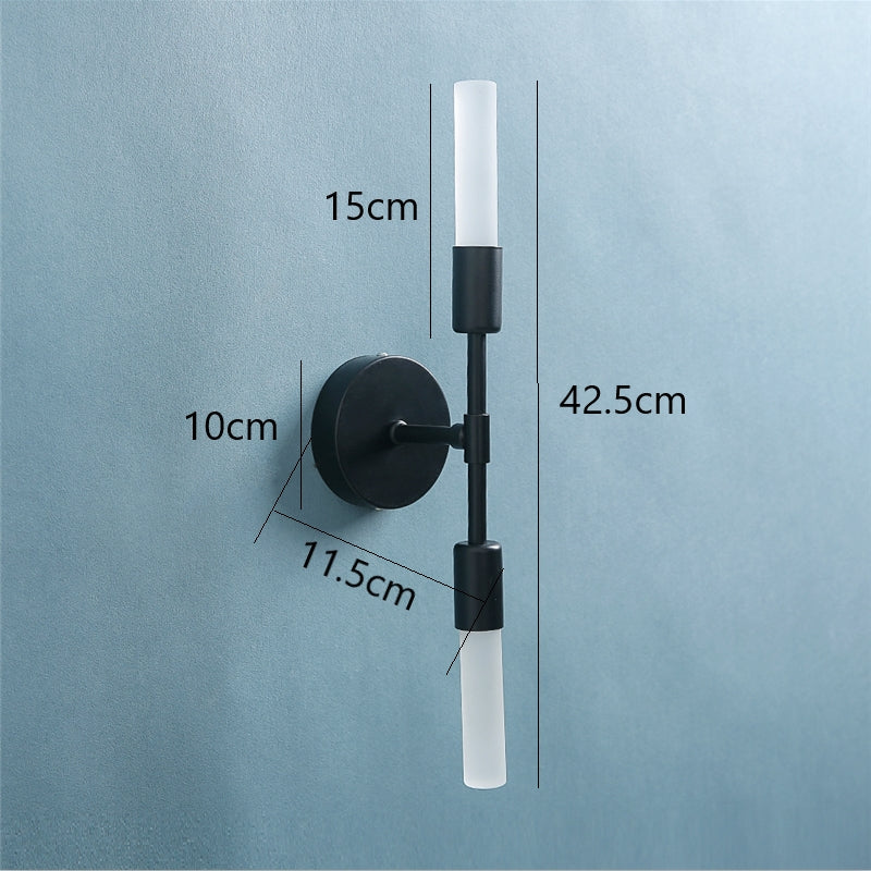 LumiBeam - Modern Minimalistisk LED Vägglampa med Dubbel Ljusstråle