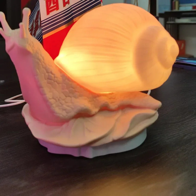 GlowSnail - Dimbar LED Nattlampa med Touchkontroll