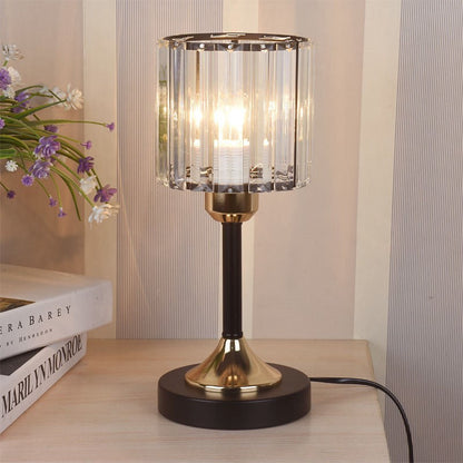 LumiGlow - Kristallbordslampa med Dimbar LED Ljus