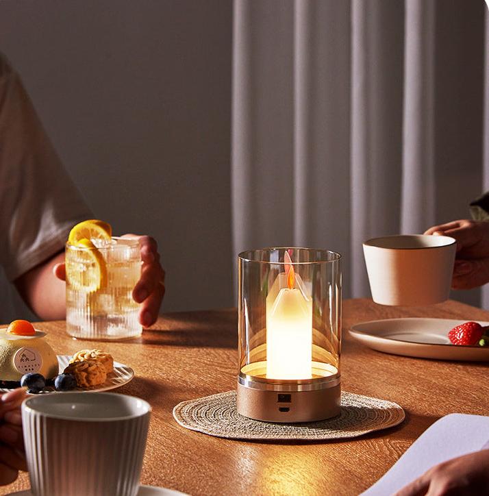 LumiMini – Trådlös LED Mini Lampa, Stämningsbelysning för Middag, Fest och Dekoration