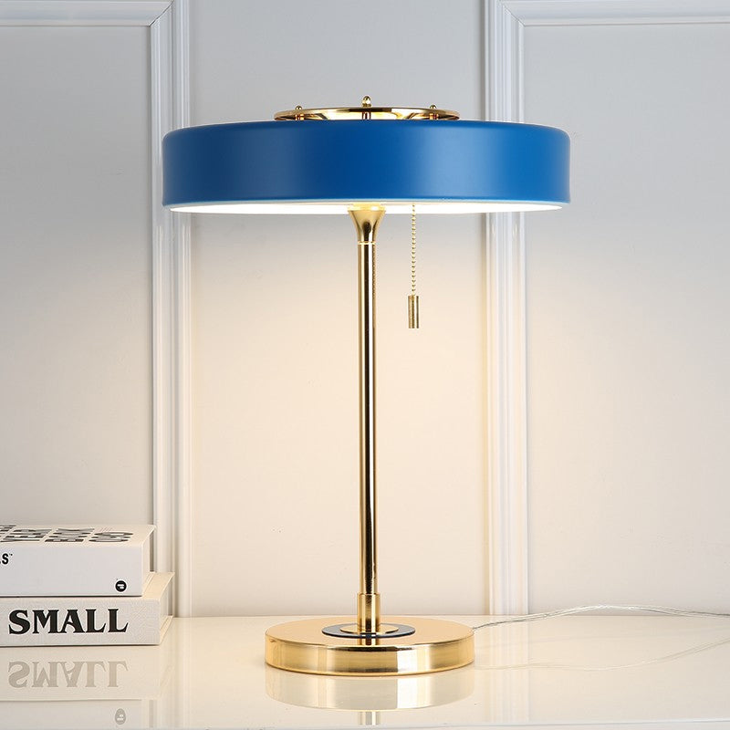 RetroGlow - Vintage skrivbordslampa i retrodesign, mässingsbordslampa