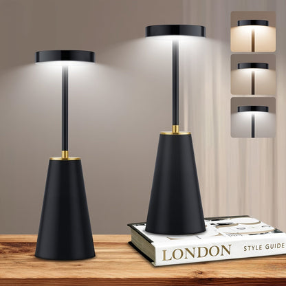 LumiTouch - Modern LED Bordslampa med Dimmbar Touchfunktion | Trådlös &amp; Energisnål