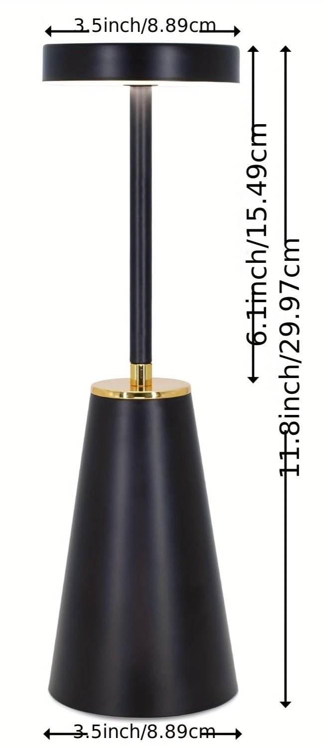 LumiTouch - Modern LED Bordslampa med Dimmbar Touchfunktion | Trådlös & Energisnål