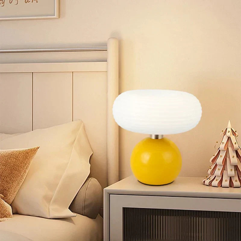 GlowMush - USB Svamp Nattlampa med LED Belysning – Bärbar Bordslampa