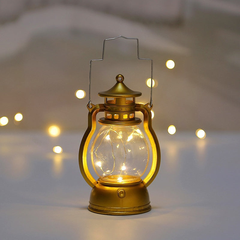 GlowLantern - Trådlös LED Hänglampa i Antik Stil