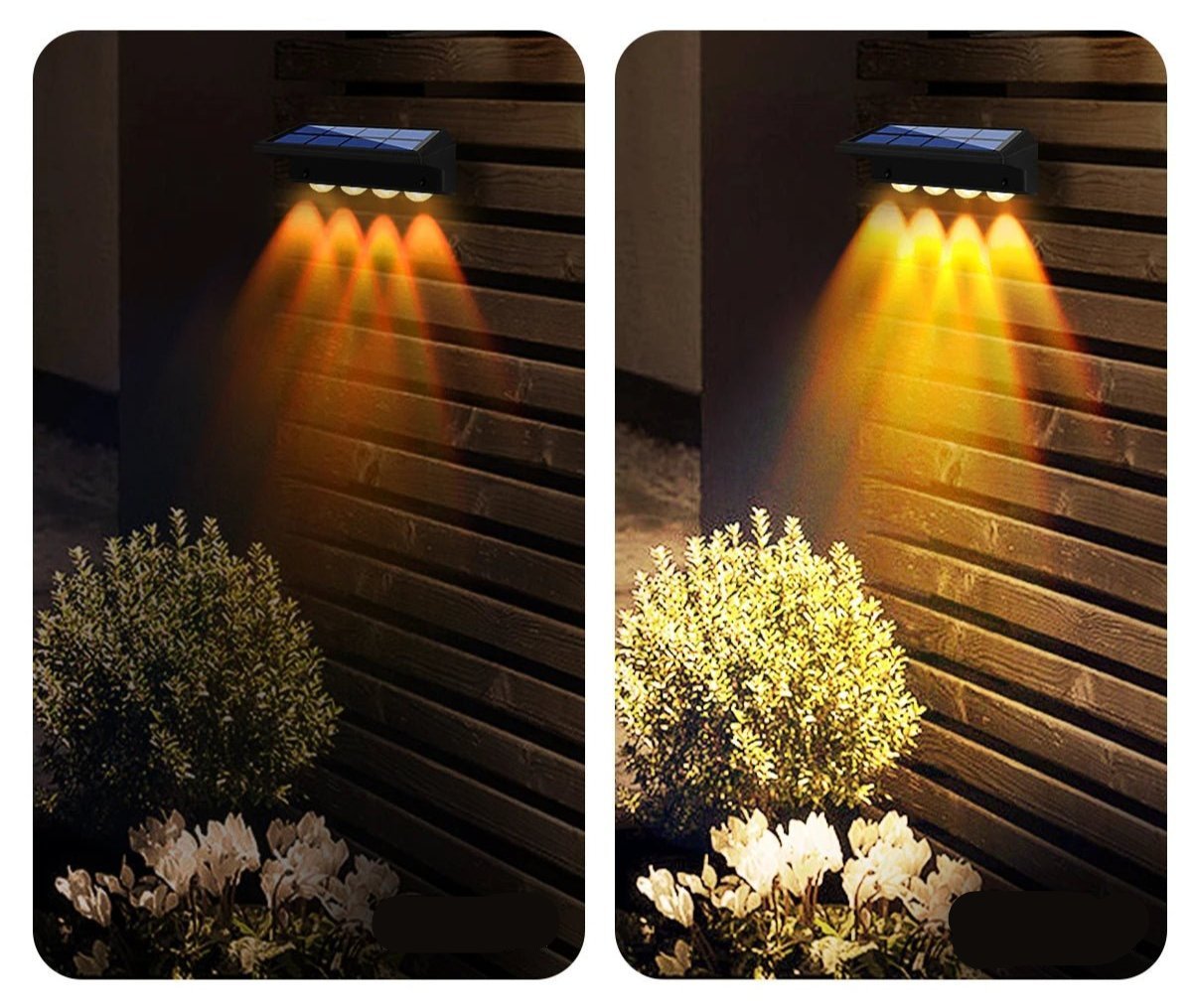 Carvallo - Solar LED Ljus Med Justerbar Ljusstyrka för Utomhusbruk