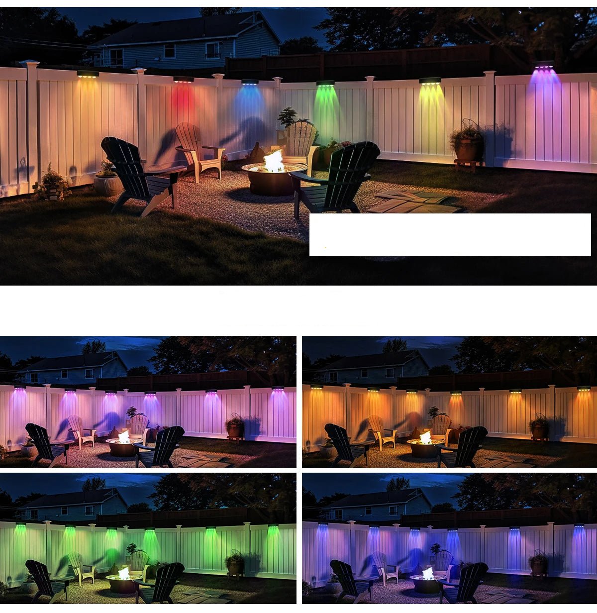 Carvallo - Solar LED Ljus Med Justerbar Ljusstyrka för Utomhusbruk