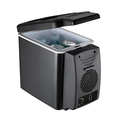 Carvallo Mini Kyl- &amp; Värmbox | 6L Kapacitet | För Bil &amp; Hem | Svart