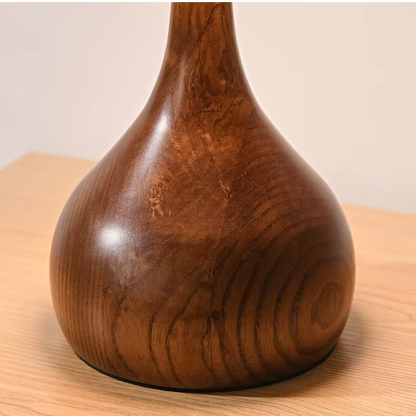 Carvallo - Bordlampa i svamp-liknande stil med glasskärm för en retro-inspirerad atmosfär