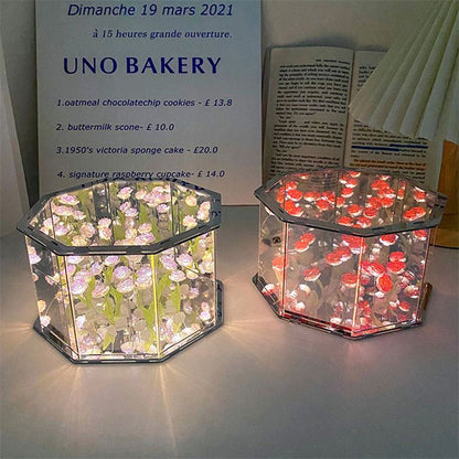 Royallure Tulpan Spegel Nattlampa - 7 Färgval