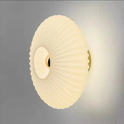 RippleGlow - Modern Glas Vägglampa för Stilrena Interiörer