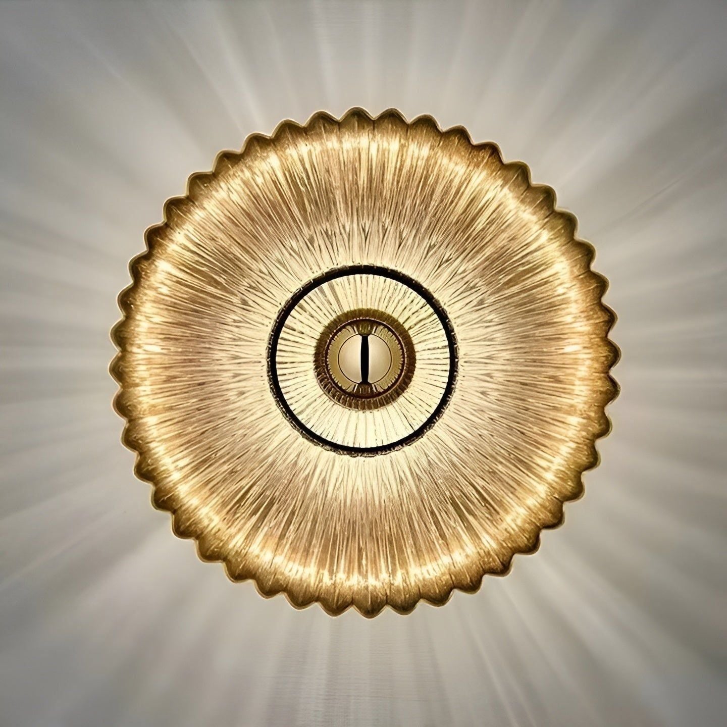 GlassShine Light - Lyxig vägglampa i glas