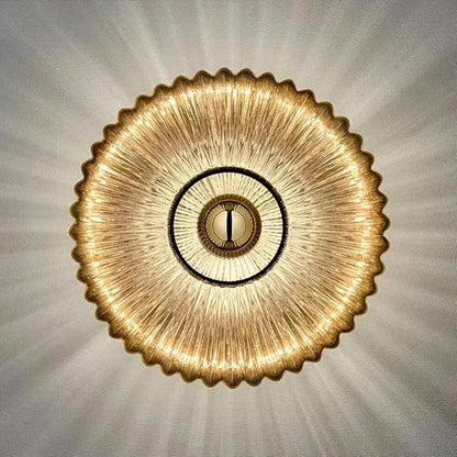 RippleGlow - Modern Glas Vägglampa för Stilrena Interiörer