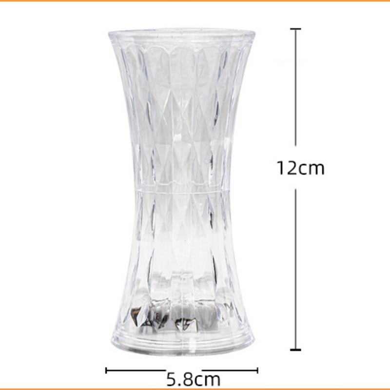 CrystalLuxe - Kristallbordslampa med Diamantslipning och LED-belysning