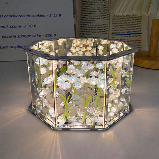 Royallure Tulpan Spegel Nattlampa - 7 Färgval