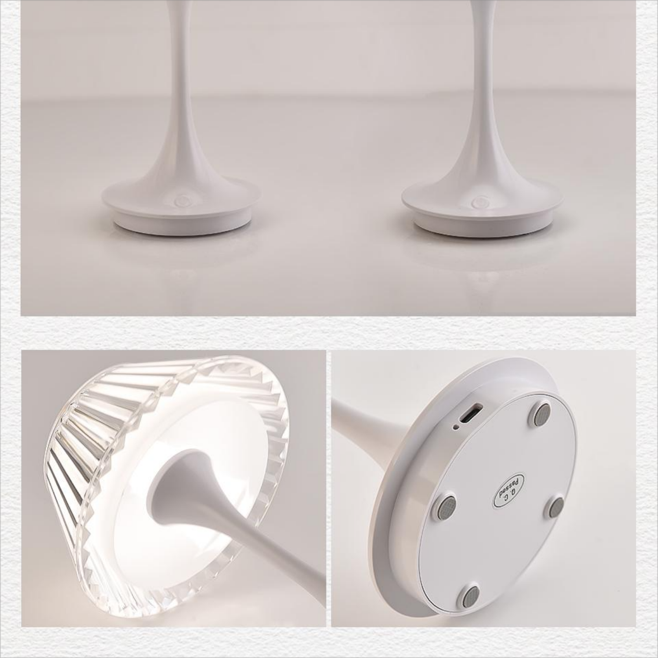 LumiGlow - LED Kristall Sänglampa