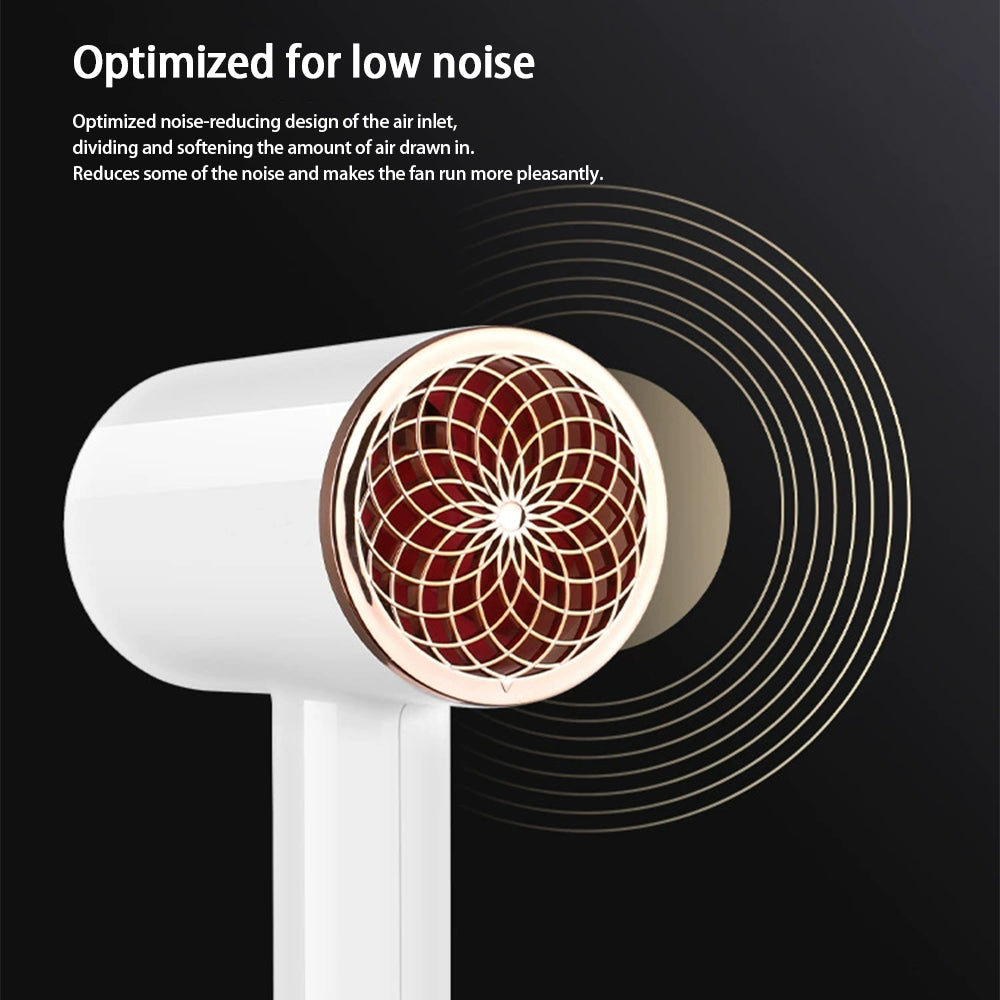 Carvallo Pro 2400 Hårtork 2400W | Ionteknologi | Ljuskälla & Kall luft | Lätt & Ergonomisk