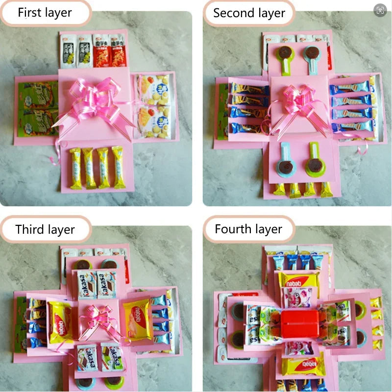 Carvallo - Överrasknings-Explosionslåda, + 8 GRATIS Fjärilar