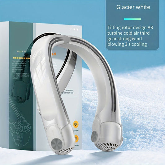 Bärbar Nackfläkt Med 45° Justerbara Vindriktningar