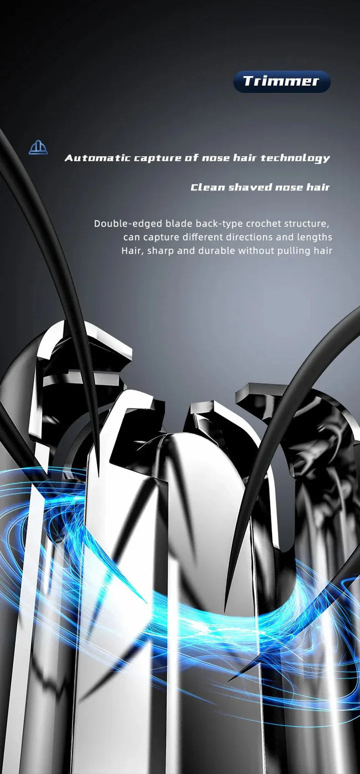 Professionell smärtfri näs- och öronhårtrimmer för män och kvinnor