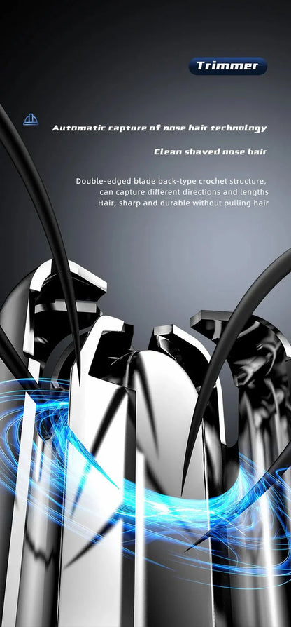 Professionell smärtfri näs- och öronhårtrimmer för män och kvinnor