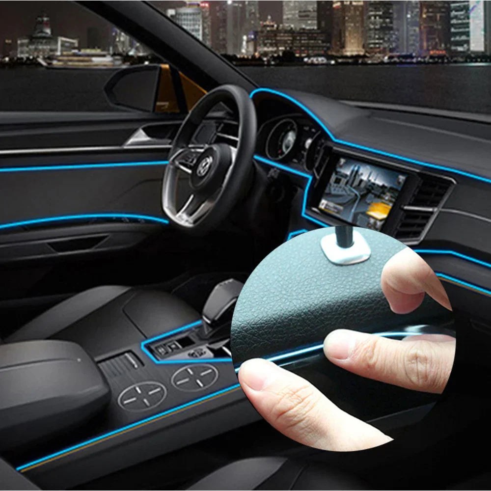 MultiGlow – LED-strips för stilfull bilinteriörbelysning