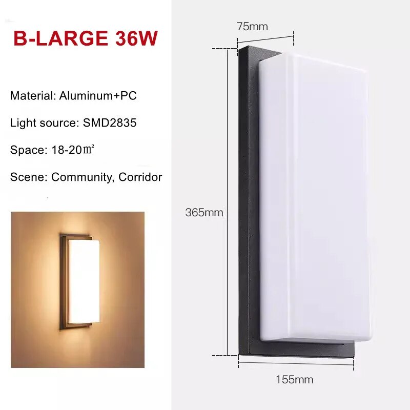 LuminAura - Modern LED Utomhusbelysning