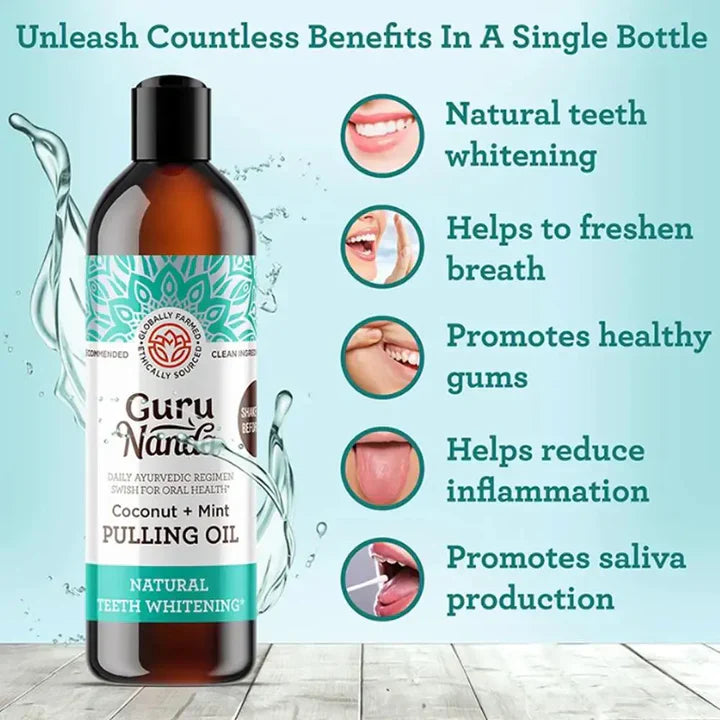 COCOMINT Muntolja – 7 essentiella oljor och vitaminer för munvård