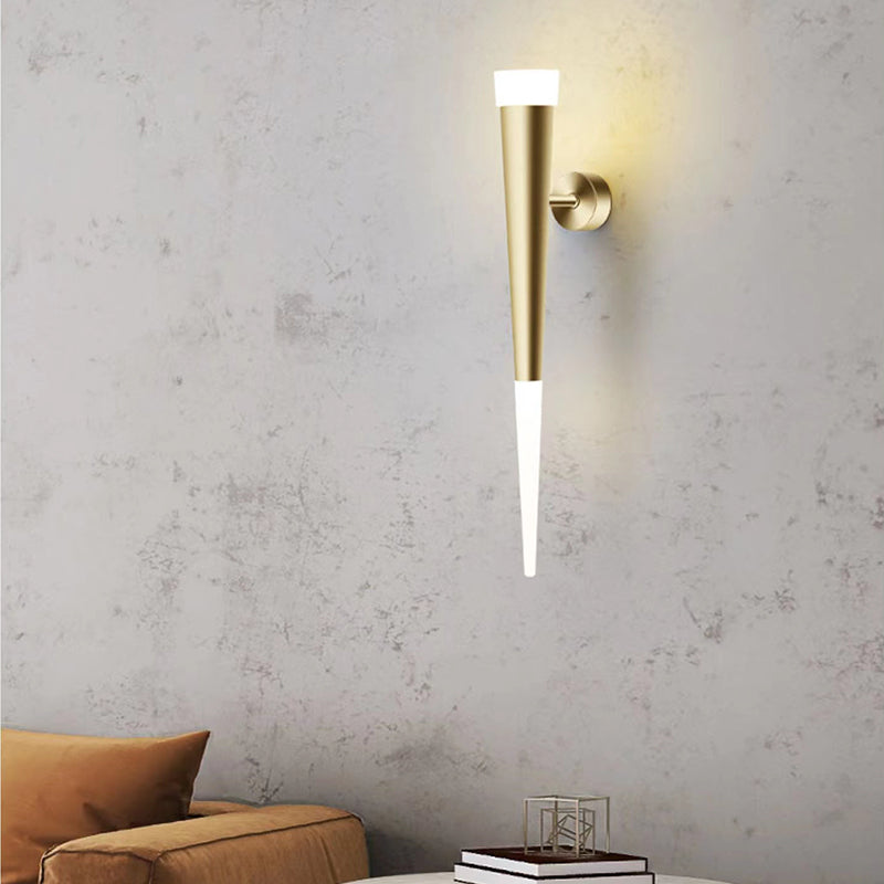 TubeGlow - Minimalistisk LED Vägglampa för Vardagsrum och Hall