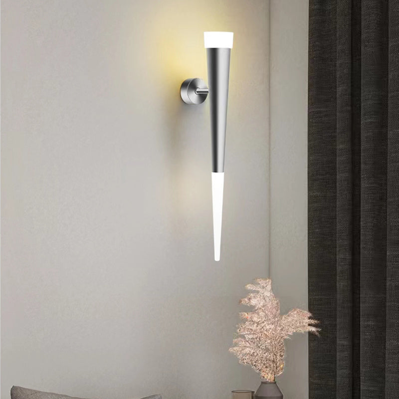 TubeGlow - Minimalistisk LED Vägglampa för Vardagsrum och Hall