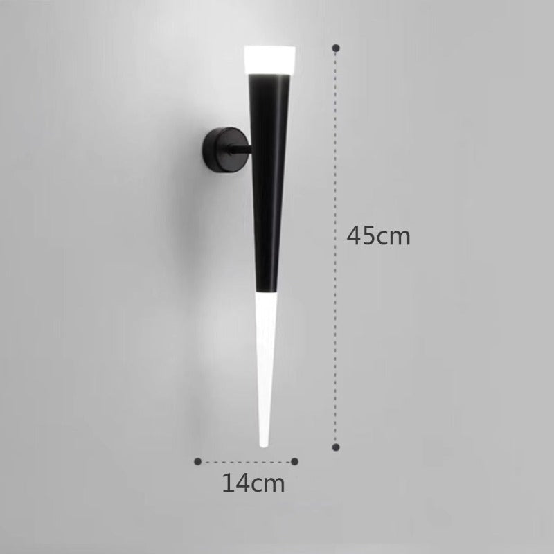 TubeGlow - Minimalistisk LED Vägglampa för Vardagsrum och Hall