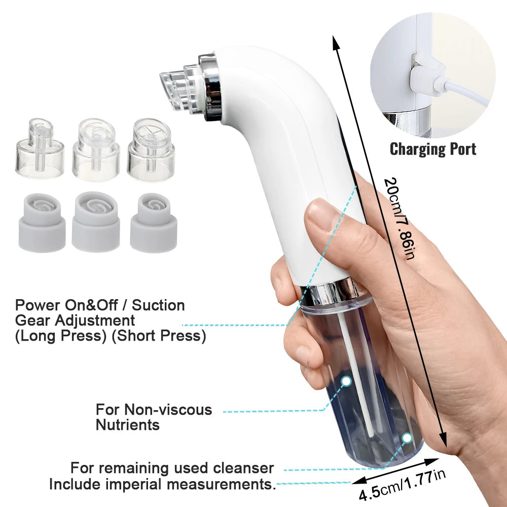 Uppdaterad Blackhead Remover Pore Vacuum