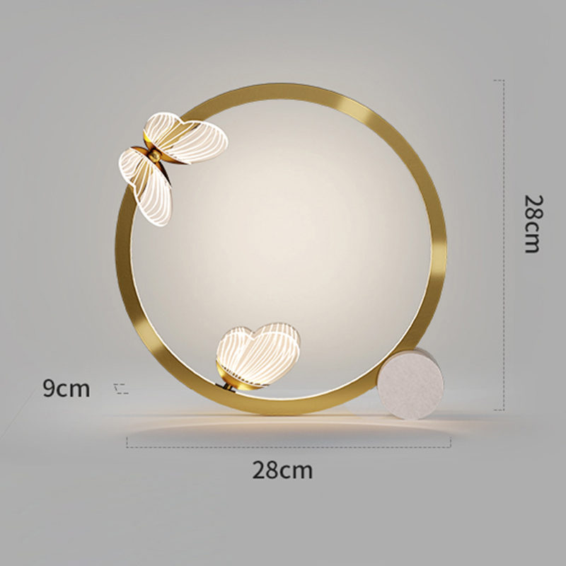 LumiPapillon - Elegant Fjäril Bordslampa Dimbar &amp; Energibesparande LED Ljus